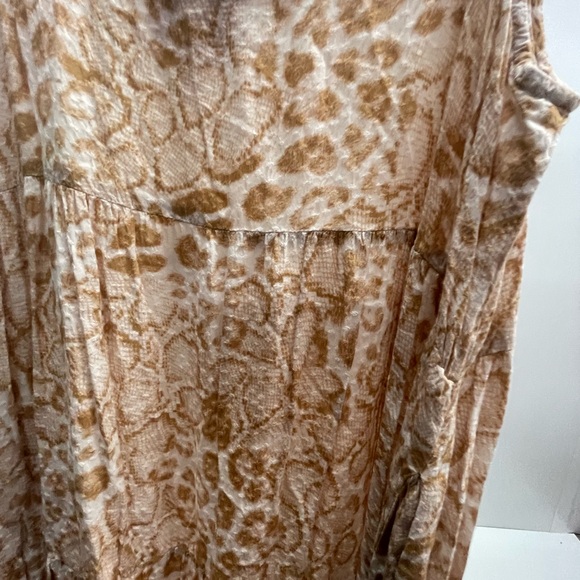 Show Me Your MuMu Beige Patterned Maxi Dress - Picture 3 of 4